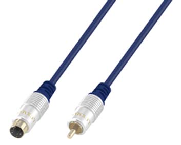 шнур шт miniDIN 4P-шт RCA\3м\\ шнур шт miniDIN 4P-шт RCA\3м\\