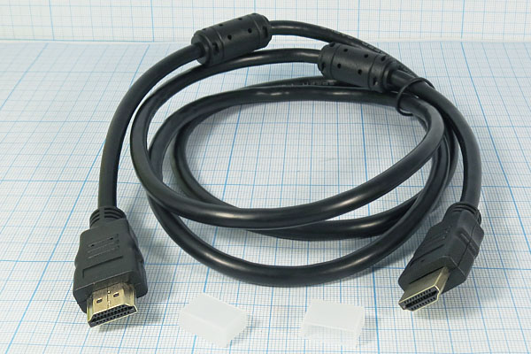 шнур шт HDMI-шт HDMI\1,5м\Ni/пл\чер\фильтр\PR5-813 шнур шт HDMI-шт HDMI\1,5м\Ni/пл\чер\фильтр\PR5-813