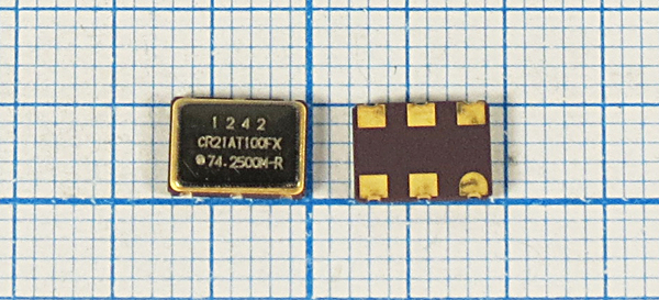гк 74250 \VCXO\SMD07050C6\CM\3,3В\CR21AT100FX\ гк 74250 \VCXO\SMD07050C6\CM\3,3В\CR21AT100FX\