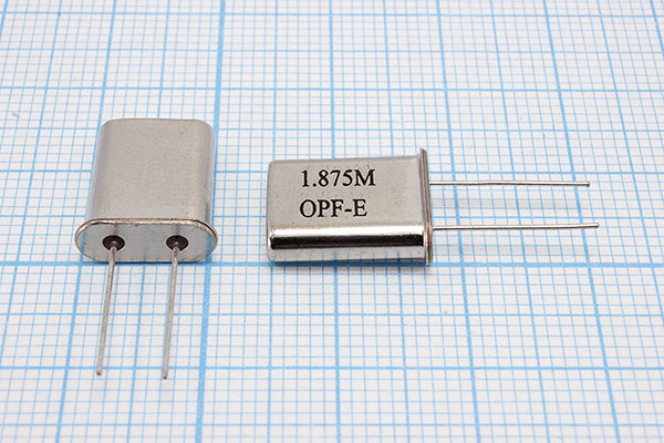 1875 \HC49U\S\ 10\ 30/-40~85C\\1Г (1.875M 0PF-E) 1875 \HC49U\S\ 10\ 30/-40~85C\\1Г (1.875M 0PF-E)