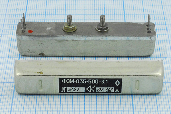 ф 500 \пол\ 3,1/ \\\ФЭМ-035-500-3,1\\ ф 500 \пол\ 3,1/ \\\ФЭМ-035-500-3,1\\