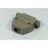 кожух D-SUB\25P\пл\сер\\винтKLS1-DB-25P-SG\[DP-25C