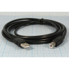 шнур шт USB A-шт USB B\3,0м\Ni/пл\чер\USB04-10\